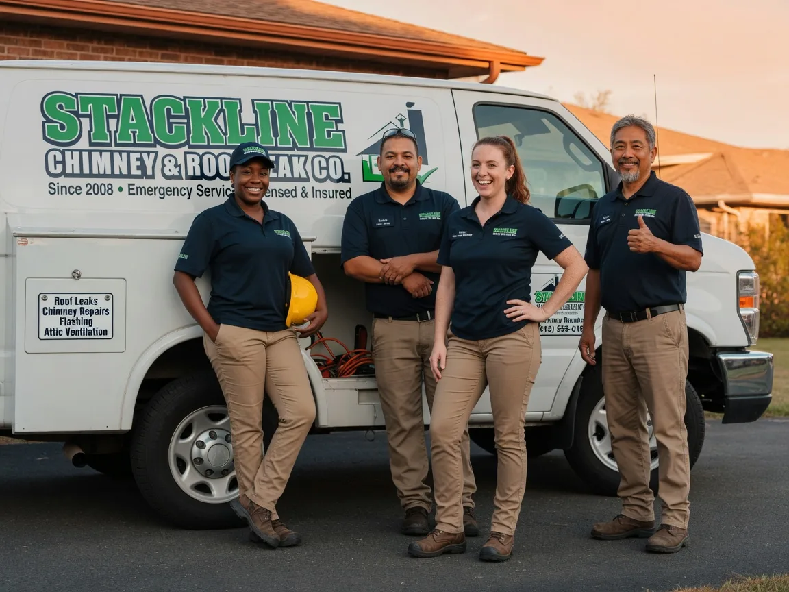 Chimney flashing repair company in Vista, CA